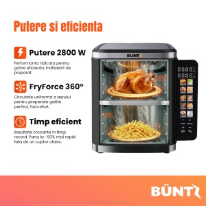 Friteuza cu aer cald BUNTZ, 11L – doua zone de gatire, pentru utilizare zilnica - Img 2