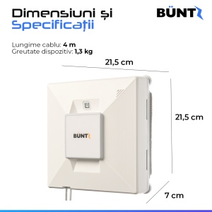 Robot de spalat geamuri BUNTZ WindowGlow BRC-J2 – 2500Pa, pulverizare dubla - Img 3