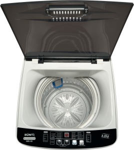 Masina de spalat rufe semiautomata Buntz, BMS-80, 8kg - Stoarcere incorporata, 10 programe, Cuva Inox - Img 2