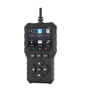 Foxsur V529 OBD2 autódiagnosztikai teszter, akkumulátorteszt, hibakód-keresés, 10 nyelv, motorkódok, O2 érzékelő, EVAP, képkocka kijelzés, műszerfal, fekete - Img 10