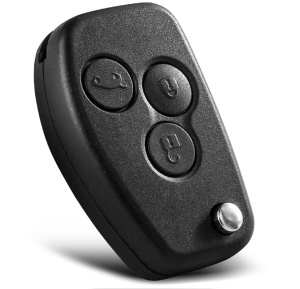Gépkocsikulcsház Techstar NE72, 3 gombos, kompatibilis a Dacia Logan/Sandero/Duster és Renault Clio/Megane modellekkel. - Img 2