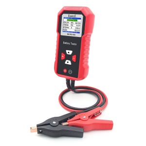Afisaj digital si buton central pe tester Lancol Micro-500