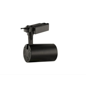 spot LED negru Techstar Tracklights sina RailRacks tip L 12W doua corpuri montate pe sina