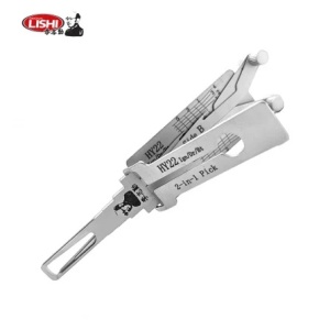 decodor auto Lishi HY22 2 in 1 pick original, vedere laterala cu logo Lishi