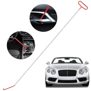 Tija din inox 170 cm introdusa pe langa geam pentru deblocare usa auto