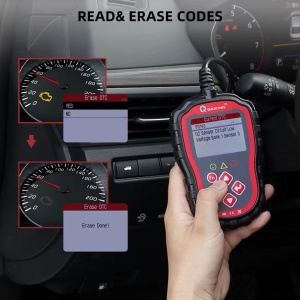 Tester OBD2 T41 – prezentare ecran cu meniuri de diagnoza si stergere erori