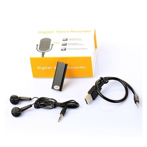 MP3 player spion Techstar Mini8 pachet complet cu accesorii