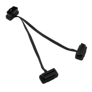 Cablu scurt OBD2 2 in 1 Techstar pentru interfete diagnoza