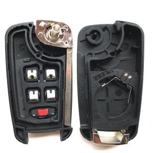 Set carcase cheie auto Techstar Opel Chevrolet Vauxhall, 5 butoane, imagine multiple unghiuri