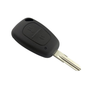 Carcasa cheie auto Techstar Renault Clio Megane Dacia Logan Sandero Duster 2 butoane VAC102 vedere laterala