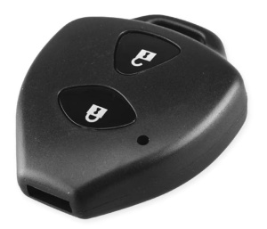 Techstar 2 gombos autókulcs tok Toyota modellekhez – kompatibilis a Corolla, Camry, Avensis, RAV4 és Yaris modellekkel