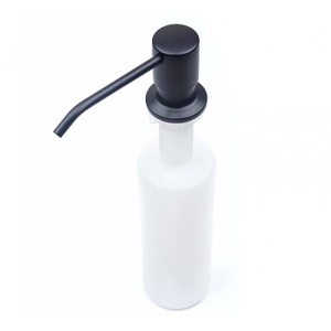 Techstar Adagoló, Beépíthető, mosogatóhoz, szappanhoz, mosószerhez, fekete, 300 ml