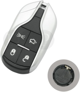 carcasa cheie auto smart key techstar cu 4 butoane si lama pentru maserati ghibli si accesorii