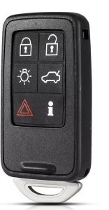 Carcasa neagra cheie Volvo 6 butoane replacement