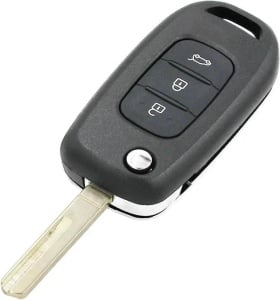 Techstar Blade Key Shell for Renault Kadjar, Captur, Megane, Clio, Koleos, Scenic, Laguna, Fluence - 2 gomb