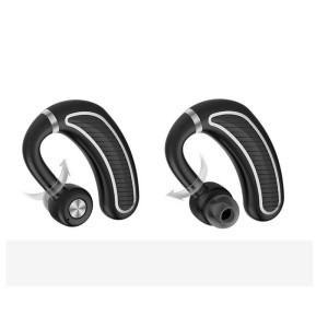 Techstar K21 Bluetooth headset, HD hang, Nagy hatótávolság, Fekete / Ezüst - Img 3