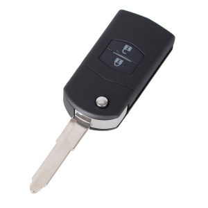Carcasa cheie auto Techstar compatibila Mazda 2 3 5 6 RX-8 MX-5, 2 butoane, lama pliabila