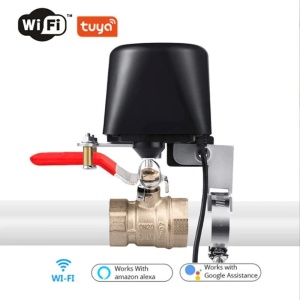 Techstar Smart Valve szelep, vezeték nélküli kapcsolat, Stop és Start tápellátás, víz-/gázcső, Tuya, Google Assistant kompatibilis - Img 2