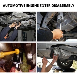 Aplicatie in service: desfacere filtru ulei cu cheie 3 brate
