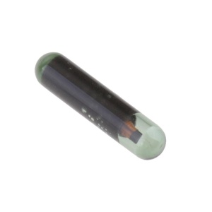 Cip transponder auto aftermarket blank ID48 CAN tip sticla A2 TP25 compatibil Audi criptat vedere laterala
