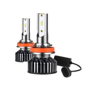 2 db Auto Techstar® P8 LED-es készlet, H11/H9/H8, 40w, 4000 lumen, 6500K, AUTO, 12-24 volt, ZES, Canbus, réz mag, alumínium radiátor