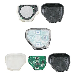 Autókulcs komplett Techstar távirányítóval kompatibilis Toyota RAV4, Corolla, Yaris, 2 gomb, 433 MHz, 4D67 / 72G chip, B41TA / B42TA, TOY43 penge - Img 4