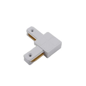conector alb unghi drept pentru sina monofazata Techstar