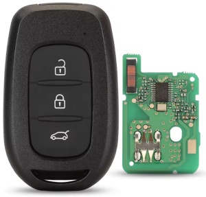 Dacia Duster/Logan/Sandero + Renault Symbol/Trafic, VAC102, 3 gomb, 433MHz, PCF7961M chip (4A), elektronikával és akkumulátorral, teljes távirányítós autókulcs, kompatibilis a Dacia Duster/Logan/Sandero + Renault Symbol/Trafic kulcsokkal. - Img 2