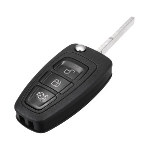 Ford kulcstartó, 3 gombos, kompatibilis Mondeo, Focus, S-Max, Galaxy, C-Max, Transit Connect, 2010-2018 modellekkel