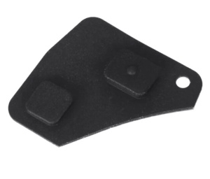 Gumibetétes membrán 2 gombos autókulcshoz, kompatibilis a Toyota és Lexus, Yaris, Corolla, RX, IS modellekkel