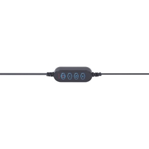 Vedere laterala brat lampa LED birou cu alimentare USB