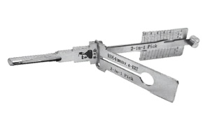 Decodor Lishi HU64 in utilizare pentru deblocare usa si contact Mercedes-Benz