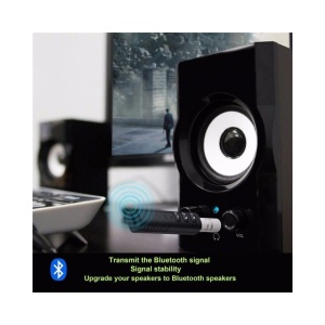 Rádióerősítő Techstar® Bluetooth Audio Jack 3,5 mm-es vezeték nélküli automatikus klip a BT2-n - Img 4