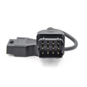 Conectori adaptor Renault camion 12 pin la OBD2 16 pin, vedere frontală