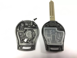 Vedere fata-spate carcasa cheie compatibila Micra K13