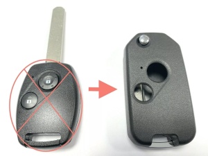 Cheie auto Honda cu butoane Lock si Unlock si led rosu