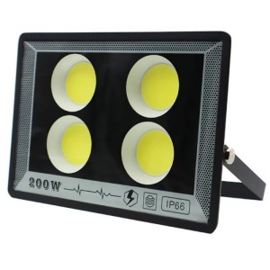 Techstar® 200 W kültéri projektor, LED COB, IP66, hideg fény, 6500K szín, alumínium ház, állítható támaszték
