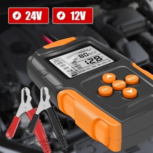 Analizor baterie Techstar FBT-200 utilizare in atelier auto