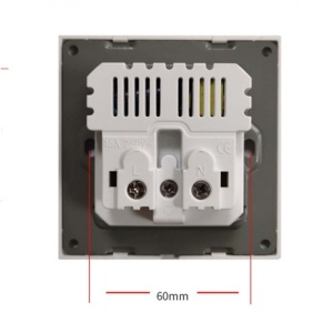 priza Techstar PCU1 negru cu 2 USB spate mecanism si conexiuni