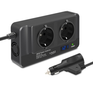 Model cu două prize europene și port USB-C, construcție compactă și robustă