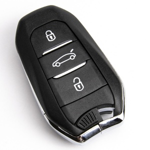 Techstar 3 gombos autókulcs-burkolat, amely kompatibilis a Citroen C2, C3, C4, C5, Berlingo, Jumper, Jumpy, Xsara modellekkel – HU83 penge