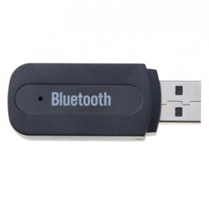 Techstar A2DP USB audió vevő, Bluetooth adapter, 3,5 mm -es jack, AUX adó, fekete - Img 4