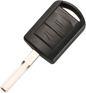 Techstar autókulcs ház Opel Astra H, Zafira B, Vectra C, Meriva - 2 gombos