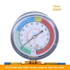 manometru presiune freon cu scala pentru R134a R12 R22