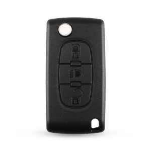 Spate carcasa cheie Peugeot Citroen cu finisaj negru mat