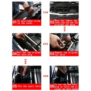 Claxon vehicul universal Techstar - Set profesionist cu releu, 115dB, materiale rezistente