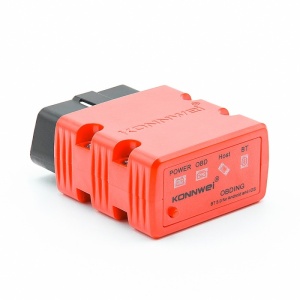 Techstar KONNWEI KW902 Autószkenner és diagnosztikai eszköz, Mini ELM327, Bluetooth 5.0, OBD2, Android és Windows PC-vel kompatibilis, narancssárga