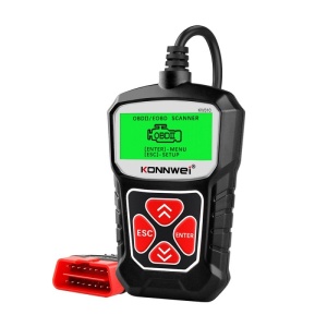 Dispozitiv diagnoza KONNWEI KW310 negru cu cablu conectare OBD2