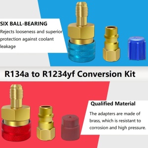 schema kit adaptor R1234yf la R134a cu componentele incluse