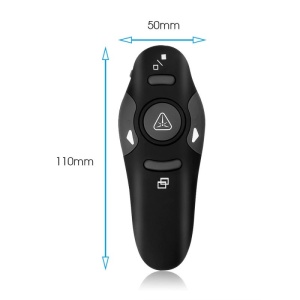 Techstar Vezeték nélküli Távirányító, Prezentációhoz, Lézeres mutatóval, Diavetítő gombokkal, USB - Img 10